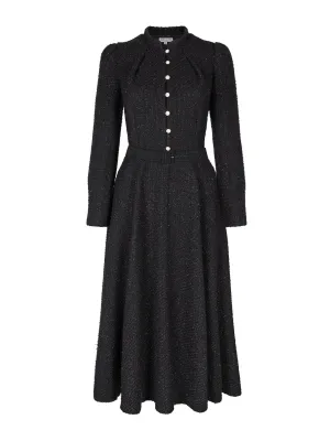 Ahana sparkle boucle dress