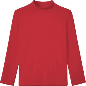 Auranso Boys Girls Long Sleeve Turtleneck Shirts Unisex Warm Solid Turtle Neck T-Shirts