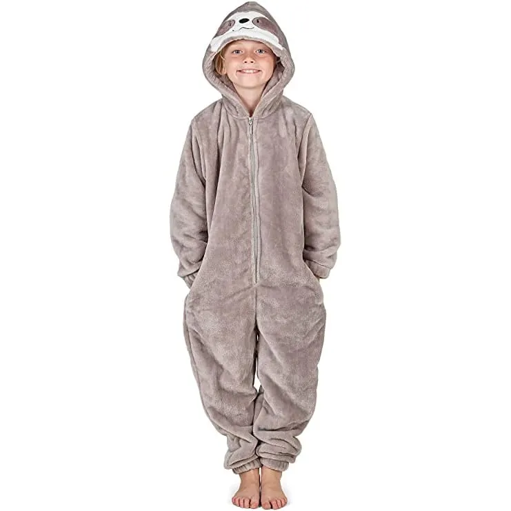 CityComfort Animal Sloth Onesie for Kids - Super Soft Sleepsuit
