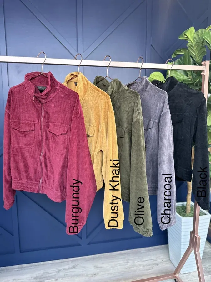 Doin It Right Corduroy Jacket * Final Sale*