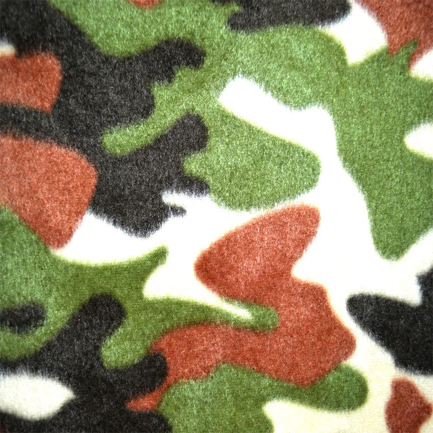 Green Camo Print Mens Hooded Fleece Onesie