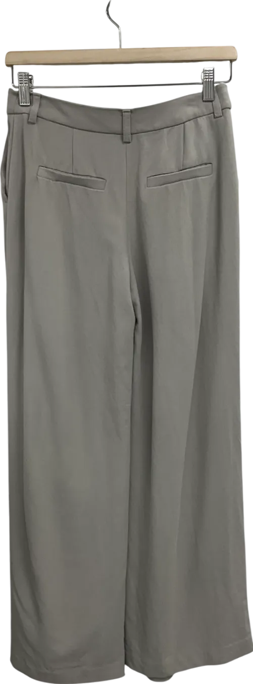 H&M Beige Wool Blend Trousers UK 8