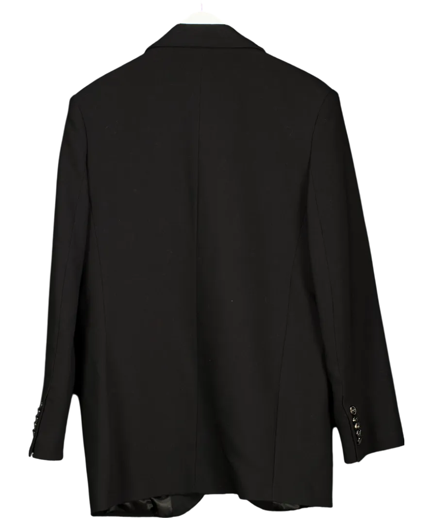 H&M Black Wool-blend Blazer UK 36" CHEST