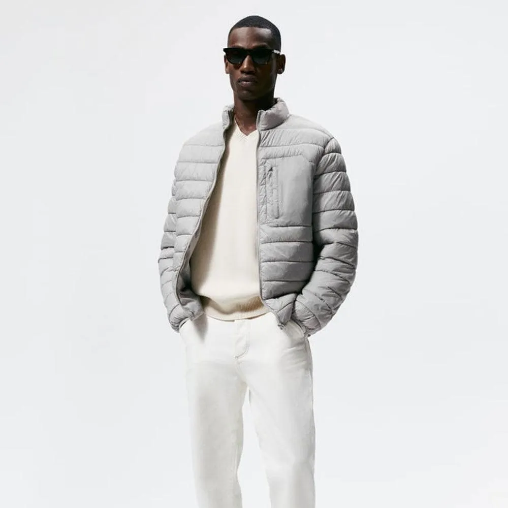 Men's White Parka & Puffer Jacket