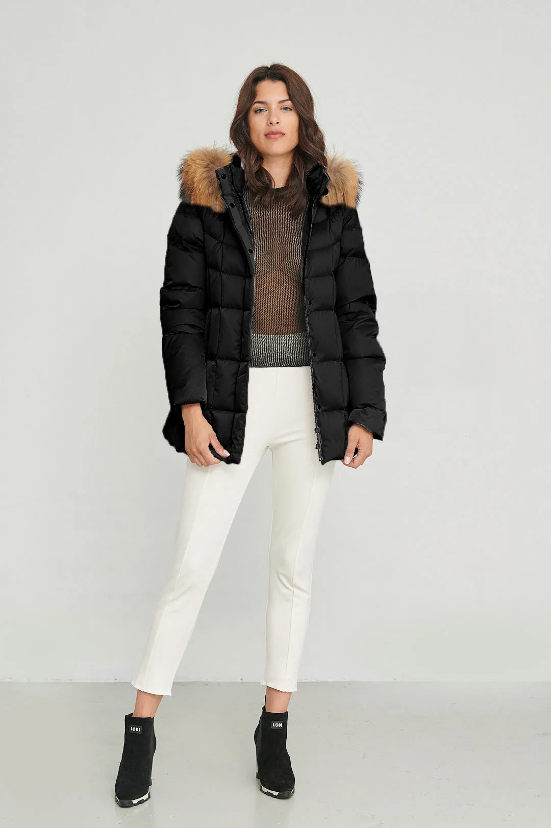 Orly Women Puffer Jacket  BLACK