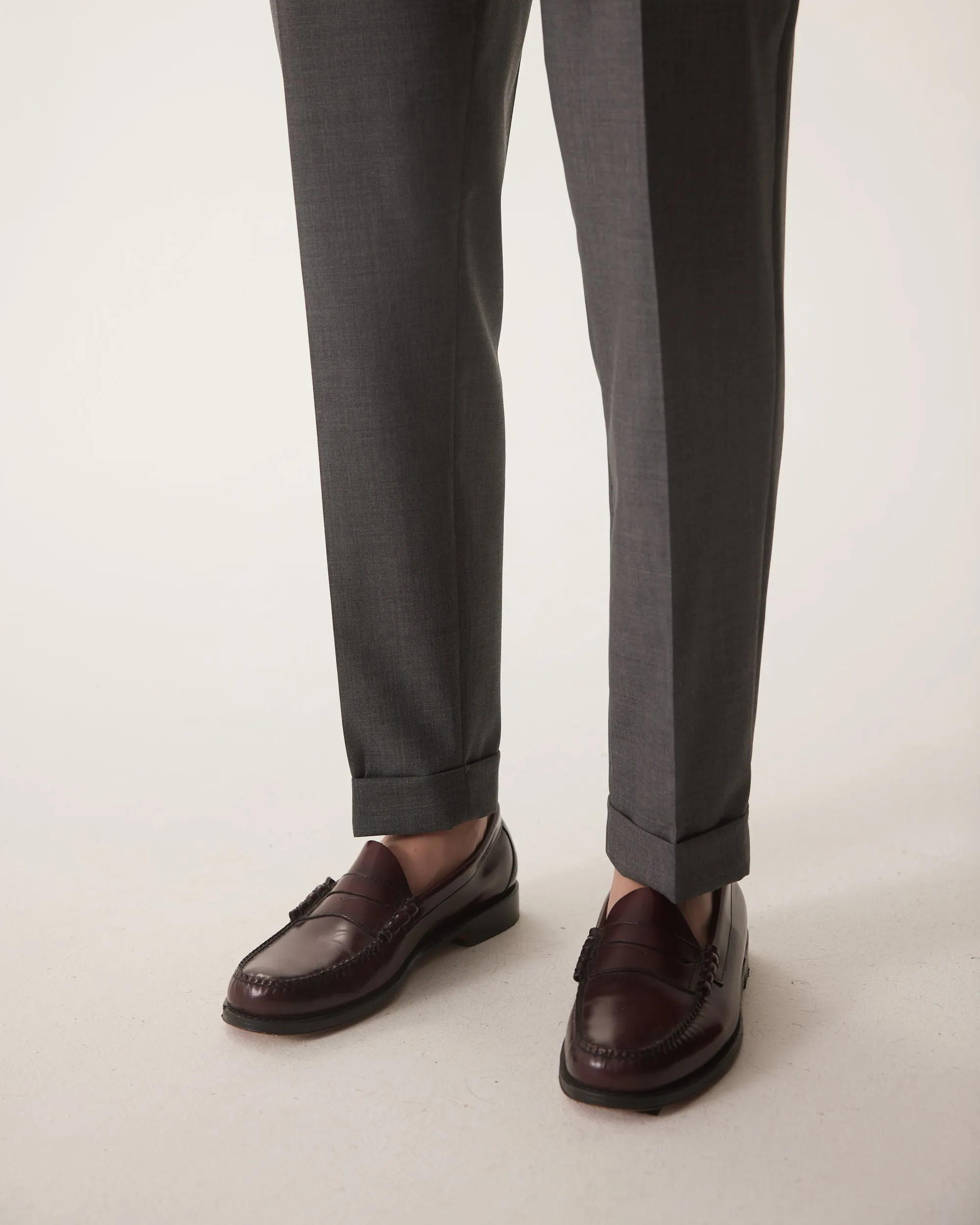 Piero - Grey - Fresco Wool
