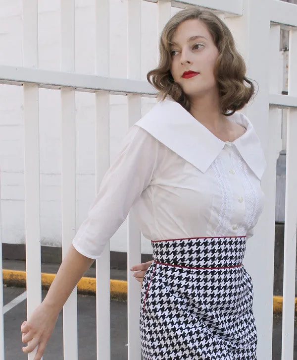 Portrait Blouse Sewing Pattern by Sew Chic Pattern Company