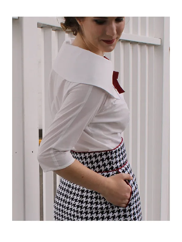 Portrait Blouse Sewing Pattern by Sew Chic Pattern Company