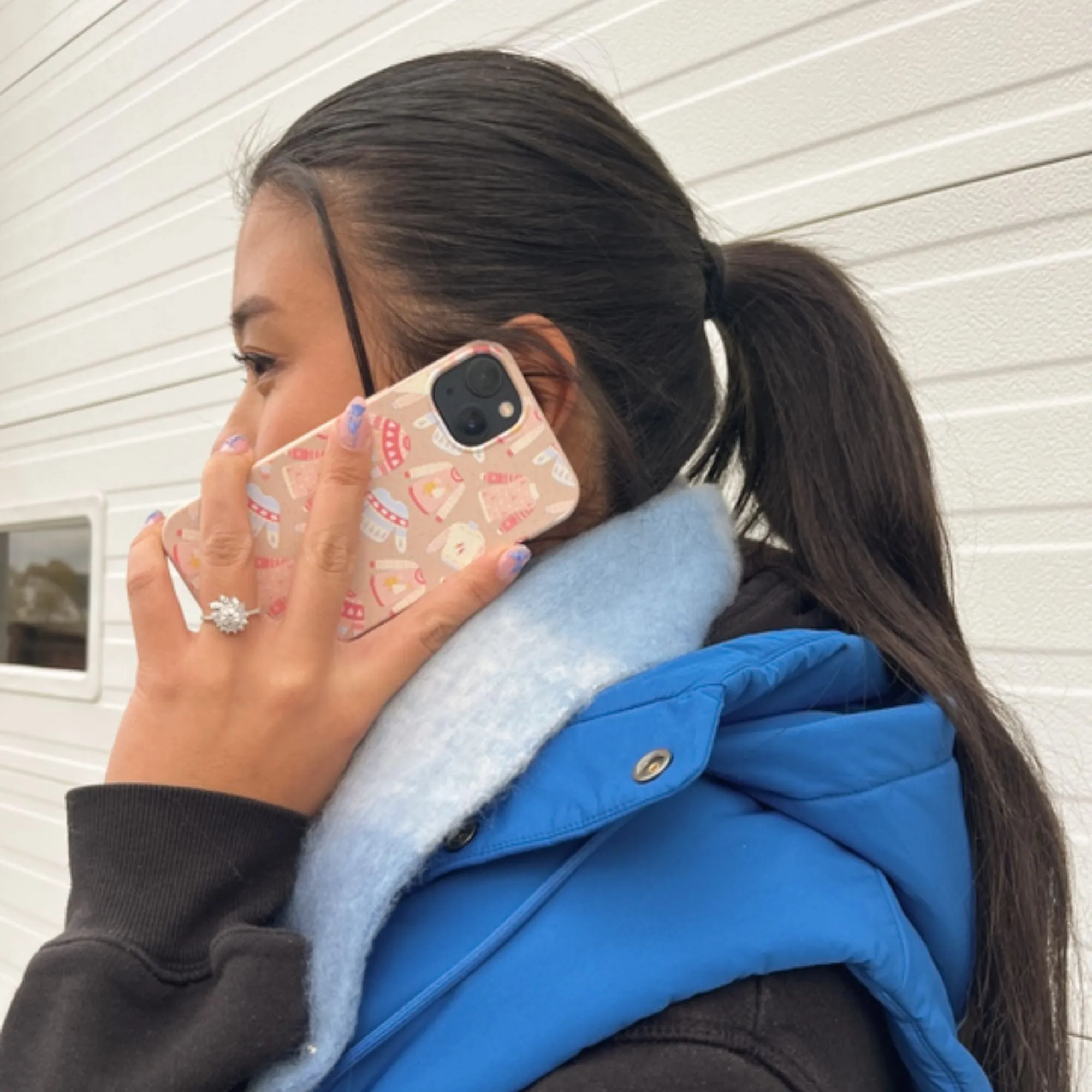 Seashell Sweater Weather iPhone 13 Mini Case