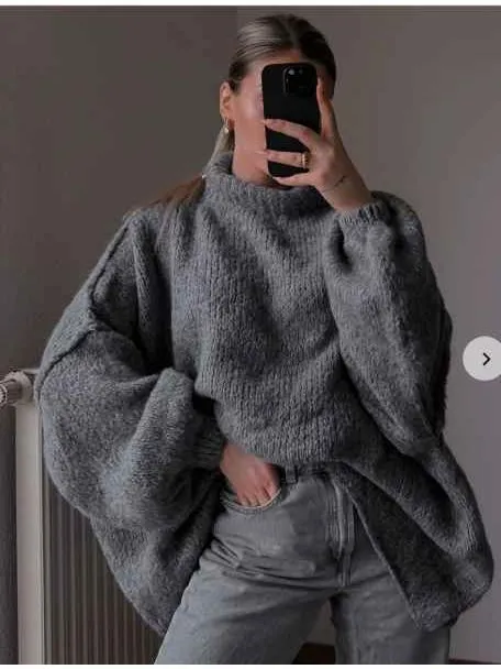 Slouchy Fit Oversized  Drop shoulder jumper