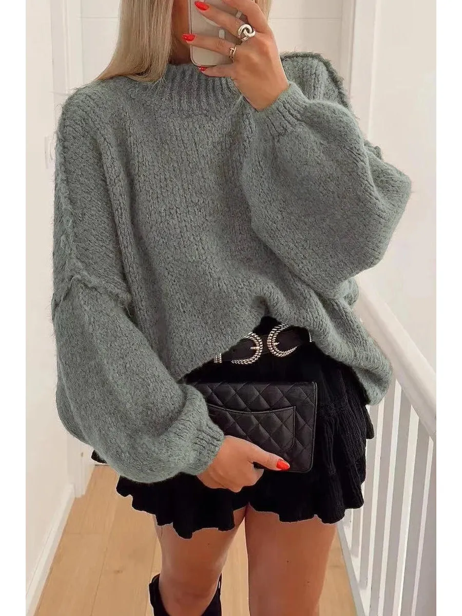 Slouchy Fit Oversized  Drop shoulder jumper