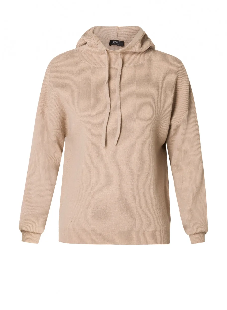Soleil knitted hoodie
